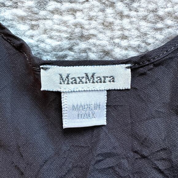 MaxMara Grey Silk Cami Top Size M - Picture 4 of 9